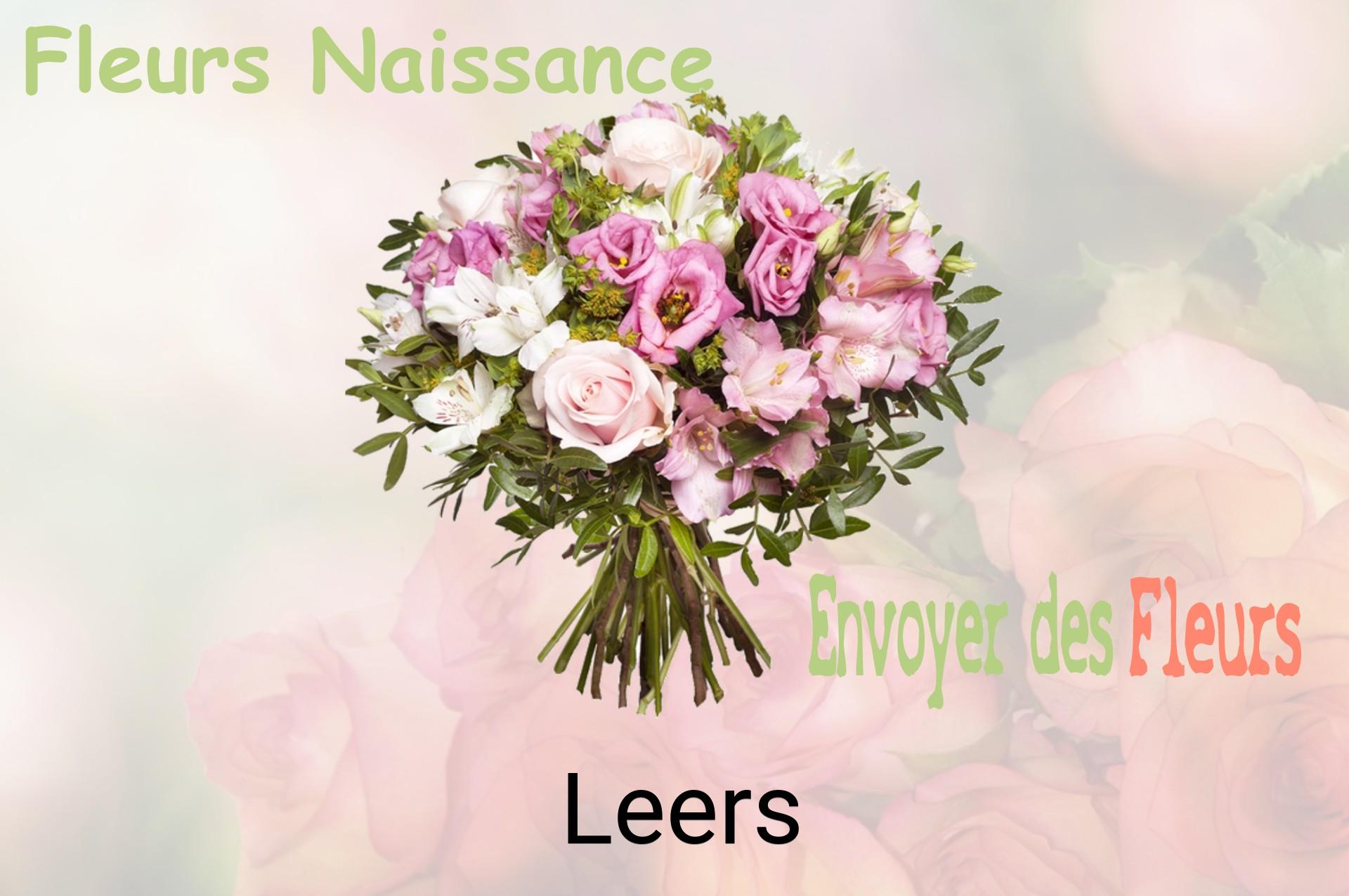 Bouquet de fleurs de naissance livré à Leers